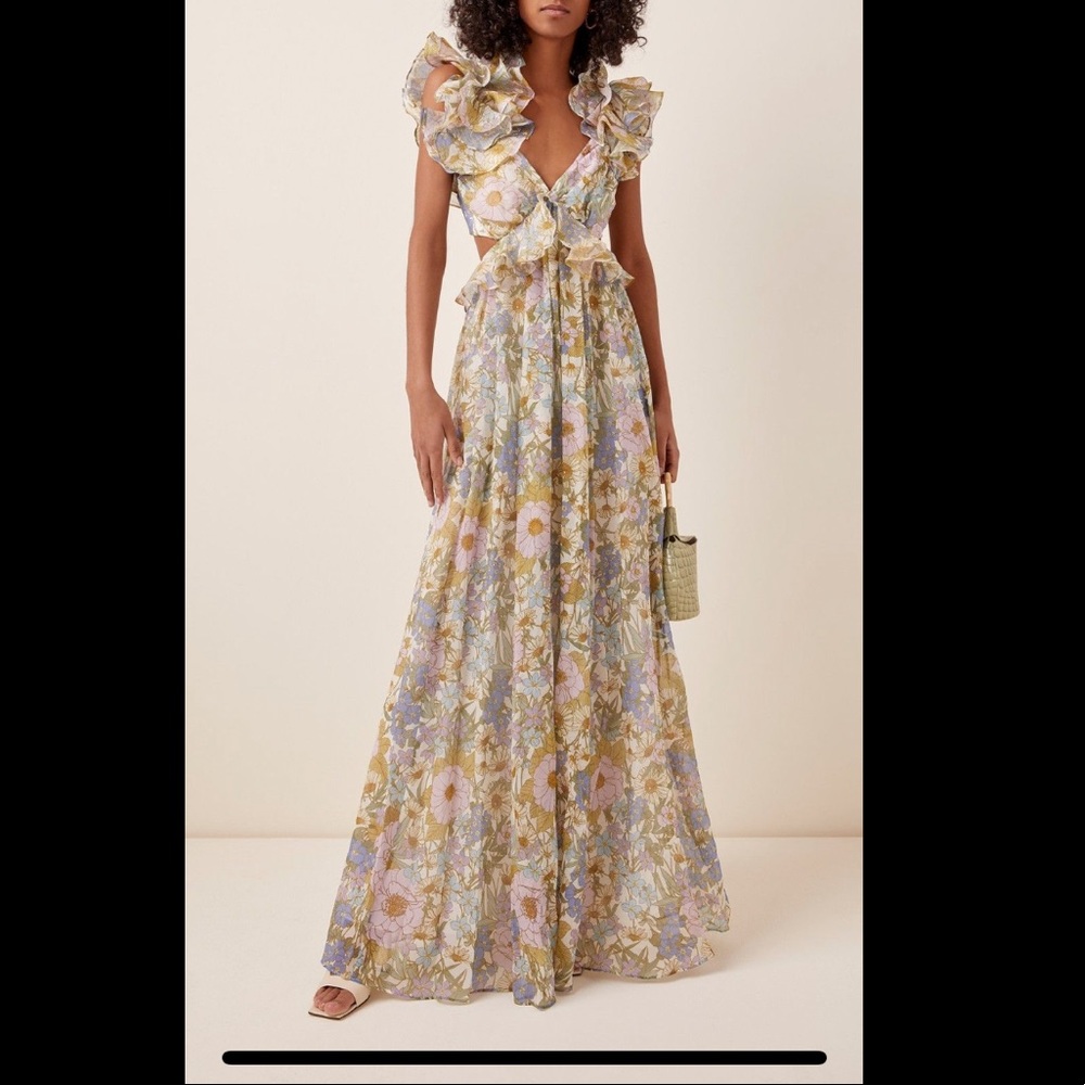 Zimmermann Super Eight long chiffon dress